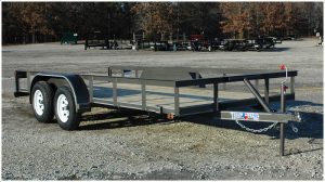 Texas Bragg Trailers - 18HA – 77″ x 18′ - Heavy Tandem with Sides